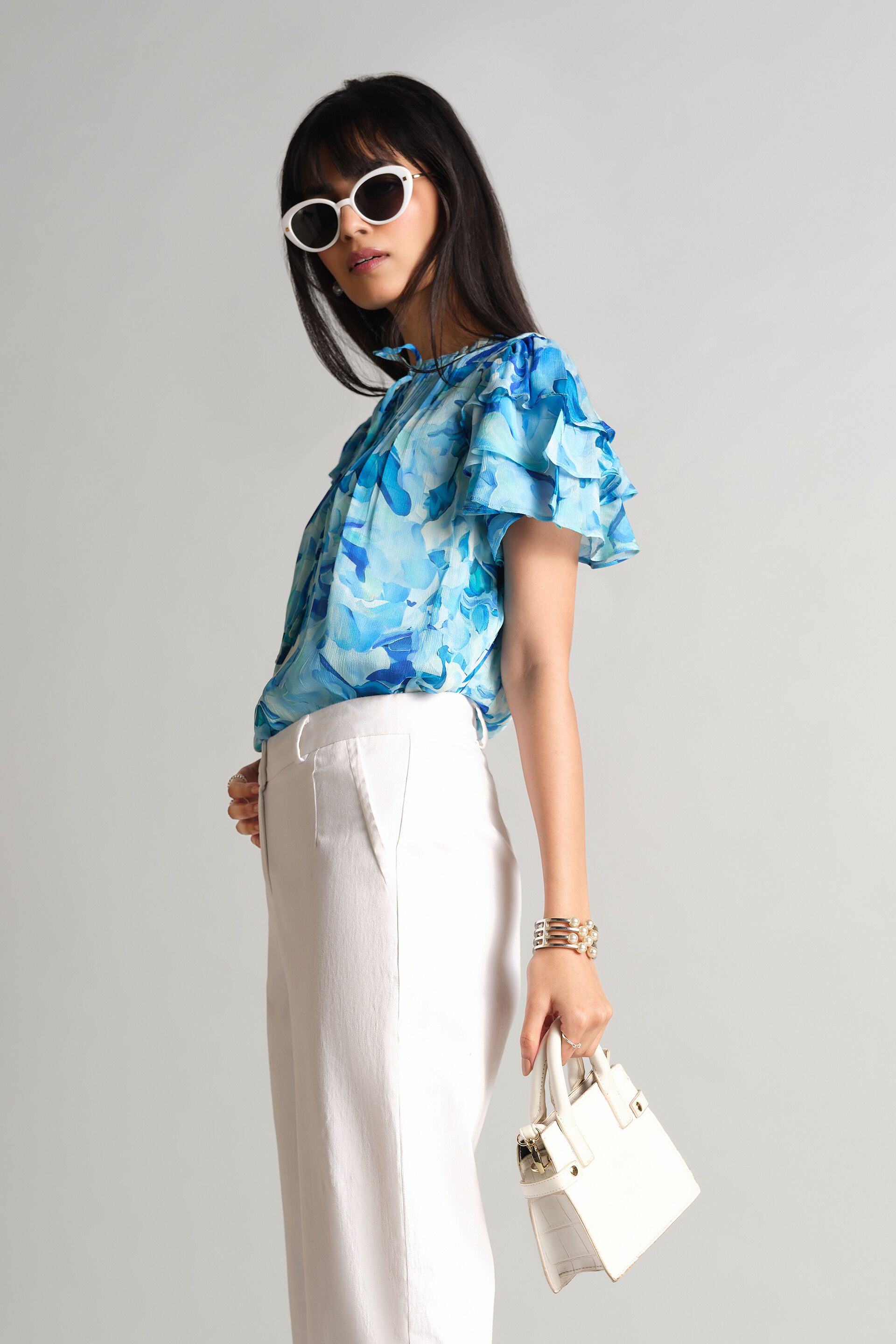 Wren Top, Blue, image 5